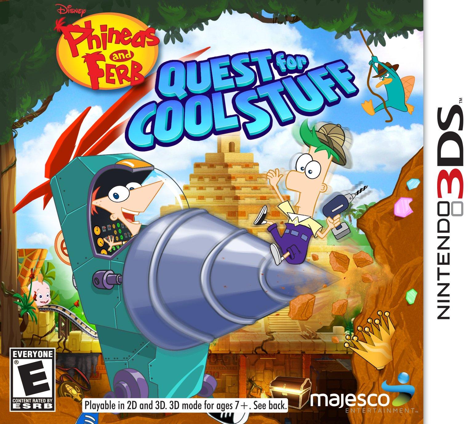 Phineas And Ferb Quest For Cool Stuff Nintendo 3ds Gamestop