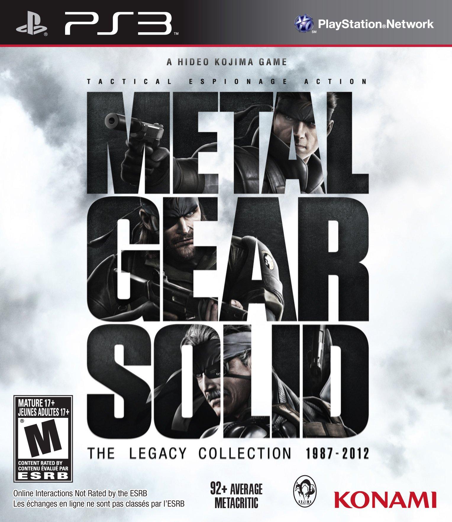metal gear solid legacy collection xbox 360