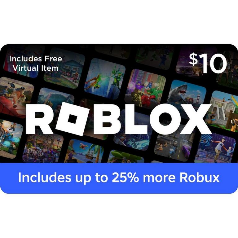 Roblox $10 Digital Gift Card (Includes Bonus Virtual Item)