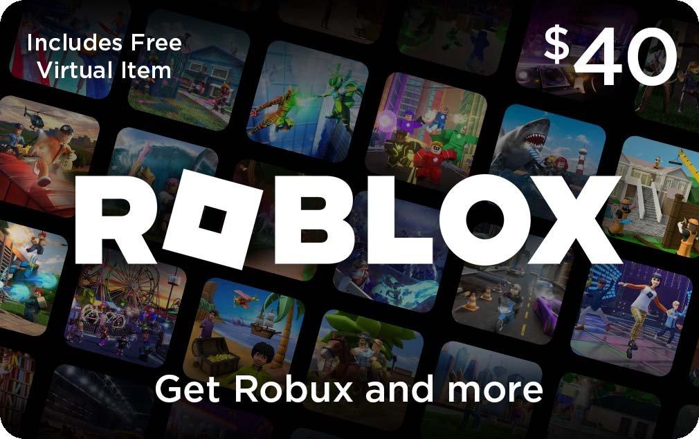 Roblox 40 Gift Card Console Gamestop - go bucks go roblox