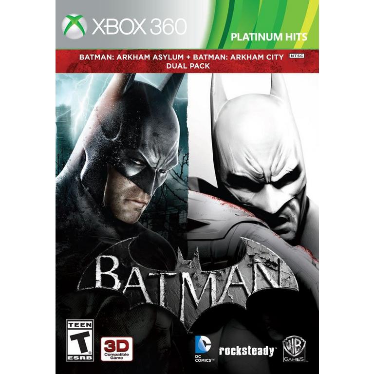 Een nacht schrijven Mijnenveld Batman: Arkham Asylum and Batman: Arkham City Dual Pack - Xbox 360 | Xbox  360 | GameStop