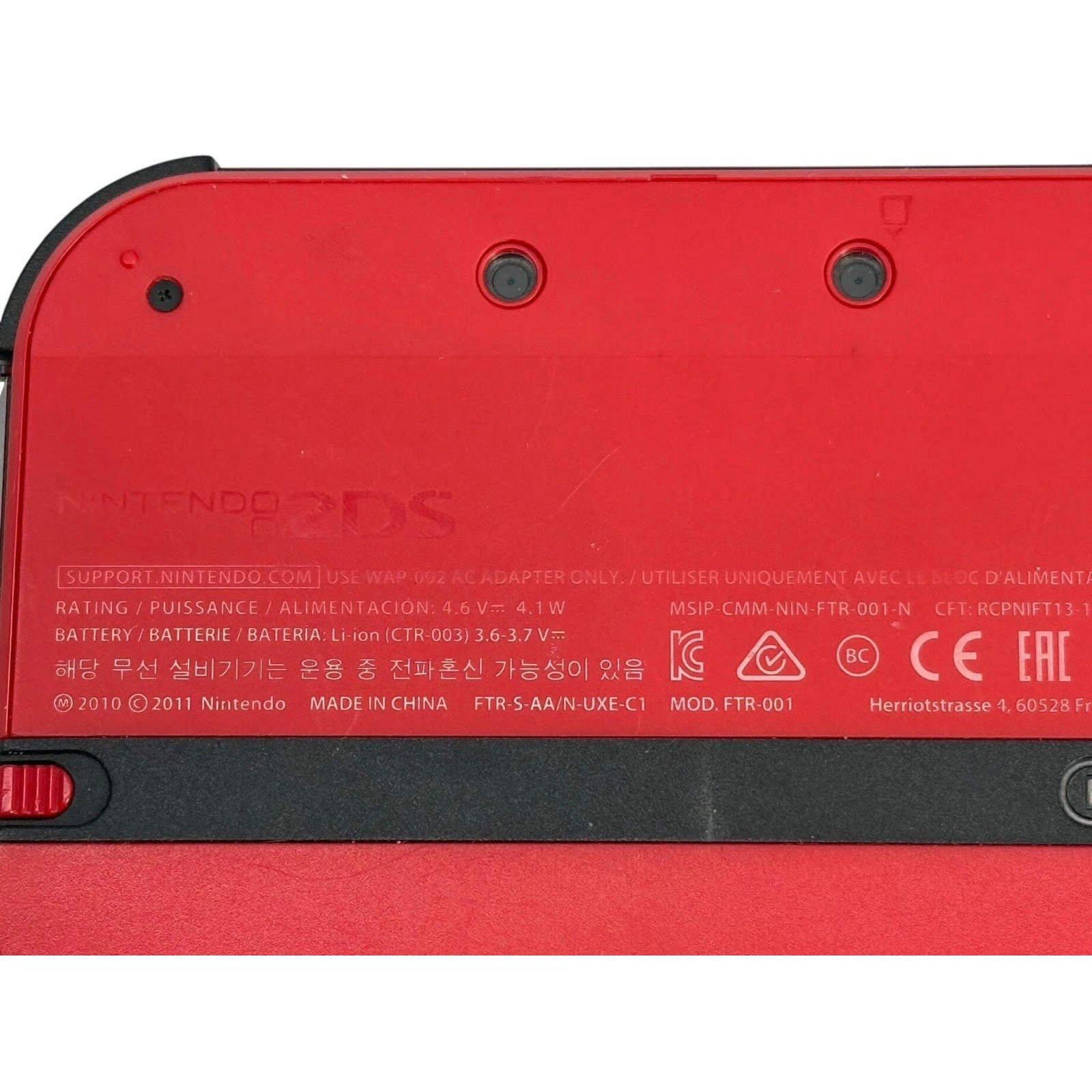 Trade In Nintendo 2DS Handheld Console Crimson Red | GameStop