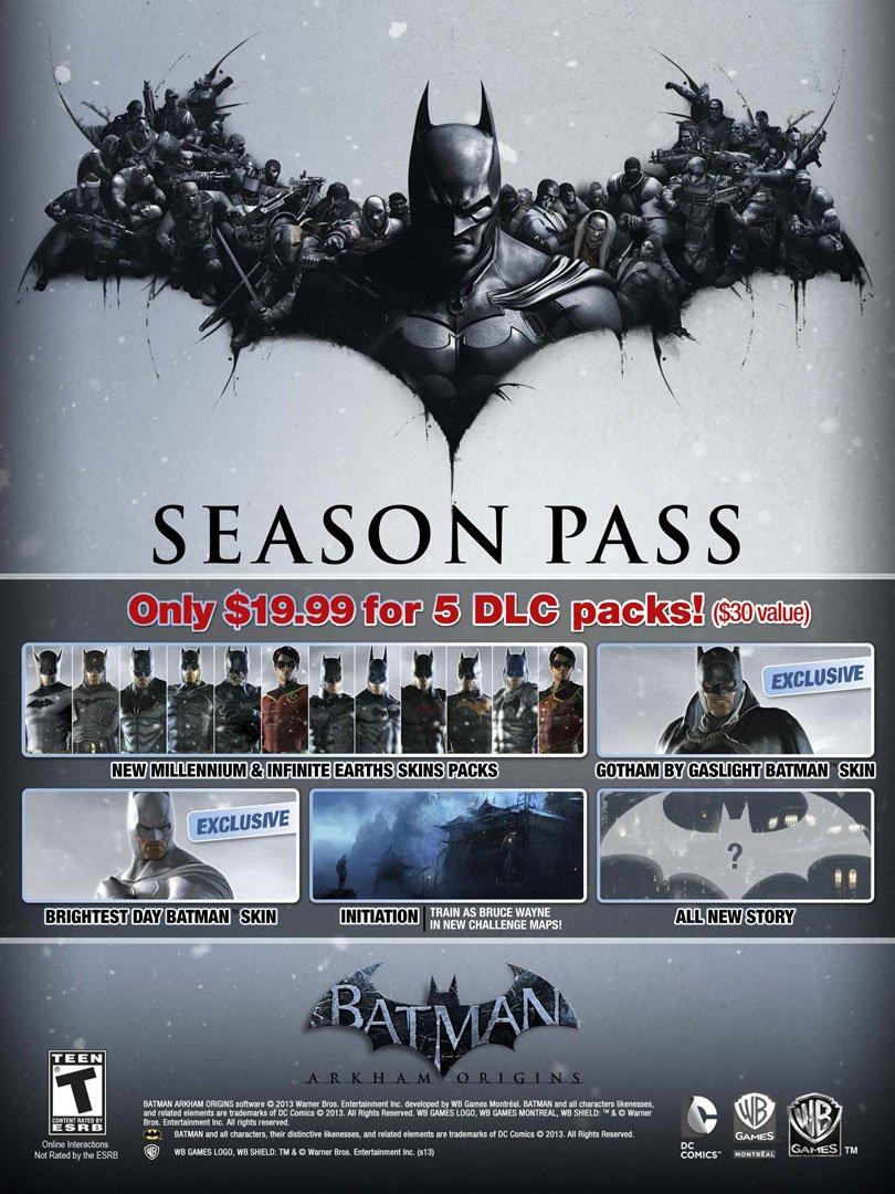 Batman: Arkham Origins Season Pass | GameStop