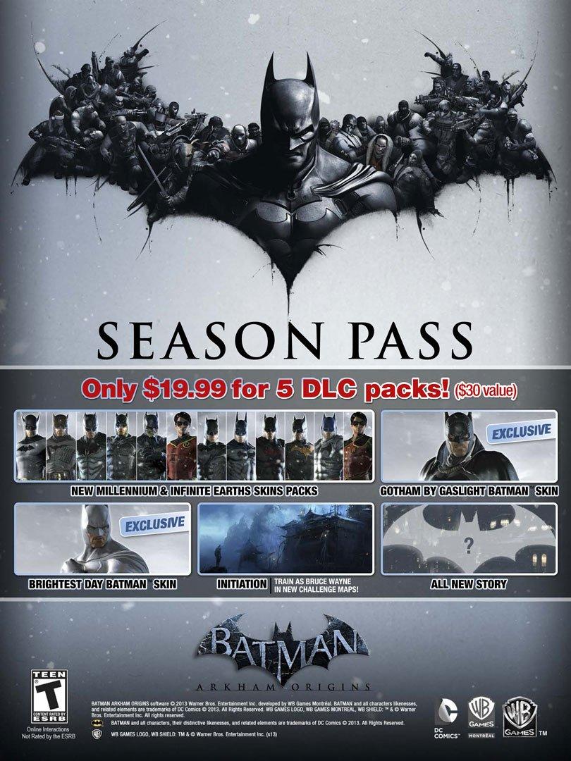 Batman: Arkham Origins Season Pass