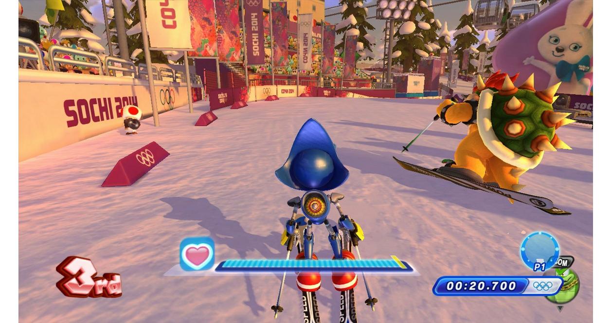 Mario and Sonic at the Sochi 2014 Olympic Winter Games - Nintendo Wii U