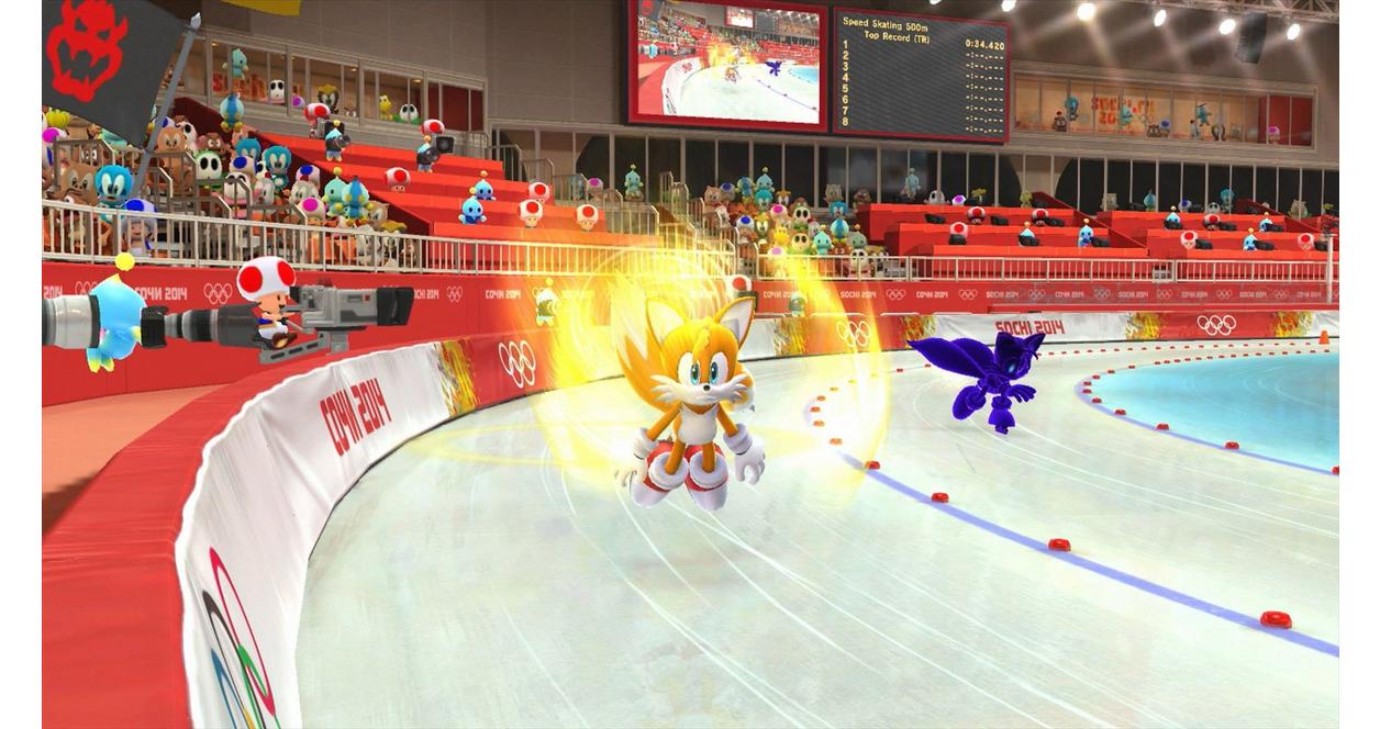 Mario and Sonic at the Sochi 2014 Olympic Winter Games - Nintendo Wii U