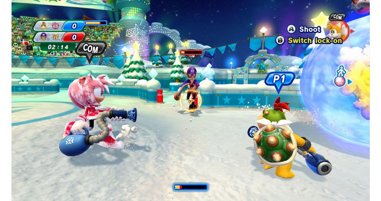 Peach Mario And Sonic Winter Games Daisy Mario And Sonic At The
