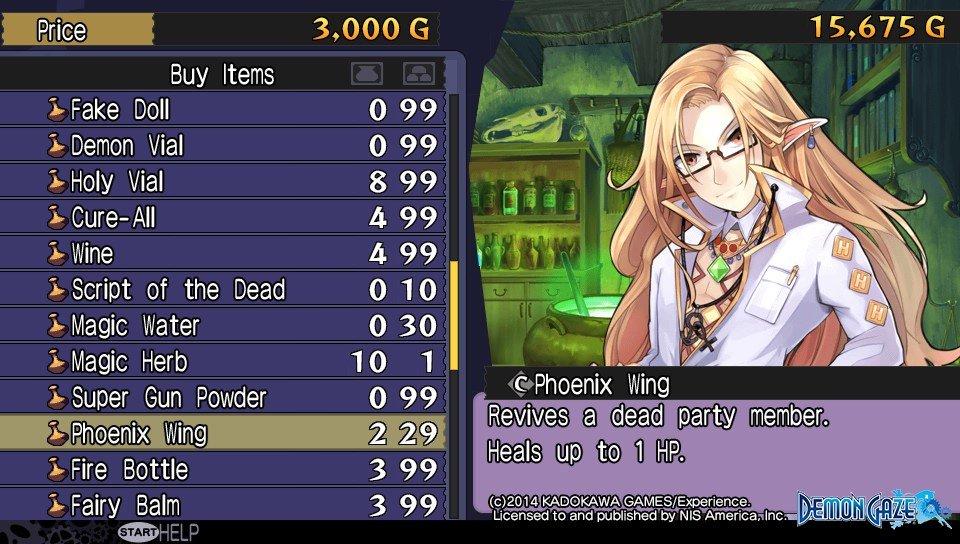 Demon Gaze - PS Vita