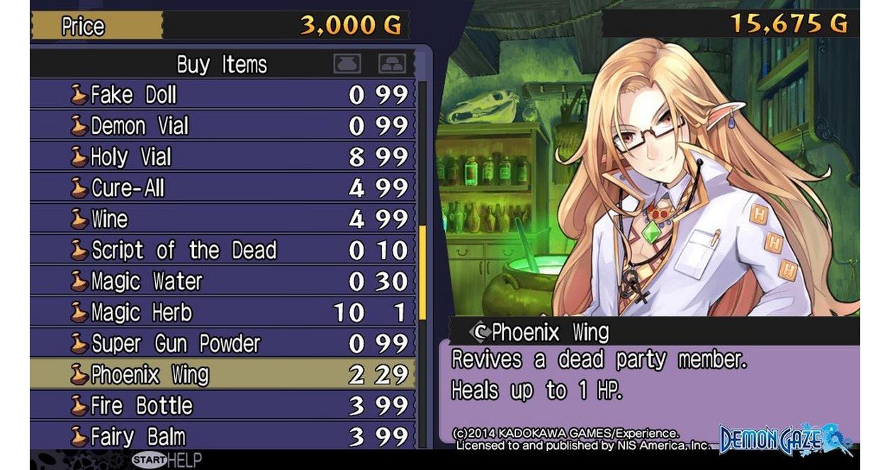 Demon Gaze - PS Vita