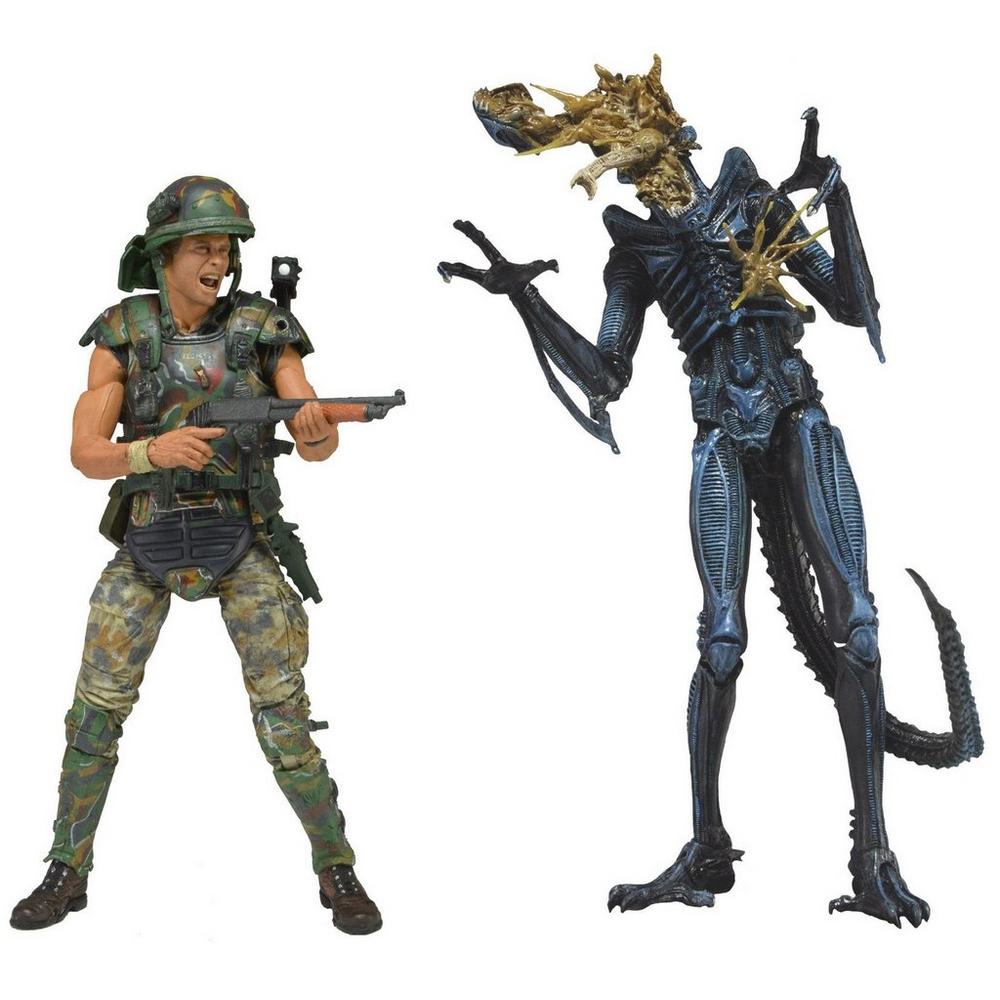 Aliens Hicks Vs Xenomorph Warrior Statue 2 Pack Gamestop