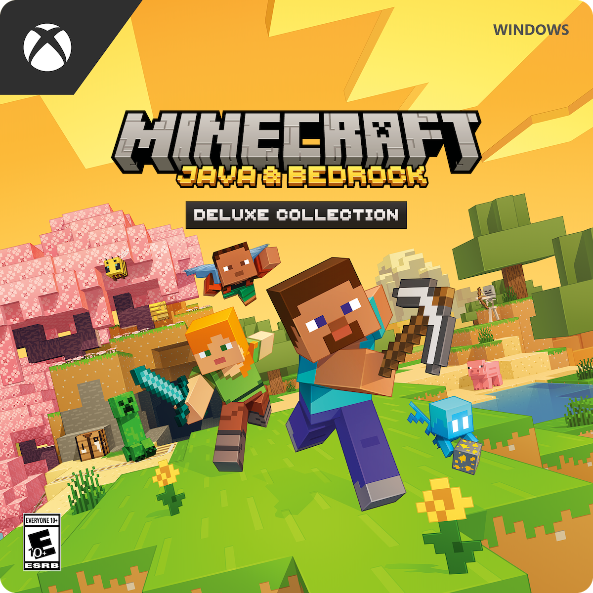 Minecraft Java and Bedrock Deluxe Collection PC GameStop