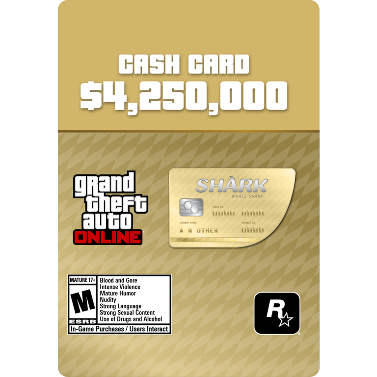 Grand Theft Auto Online: The Whale Shark Cash Card - Xbox Series X