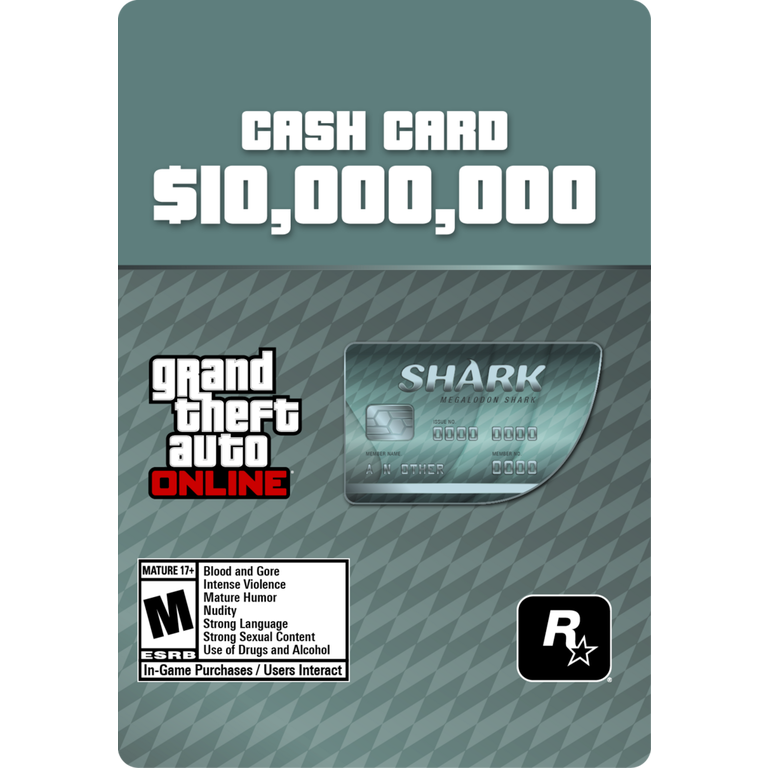 Grand Theft Auto Online: The Megalodon Shark Cash Card - Xbox Series X
