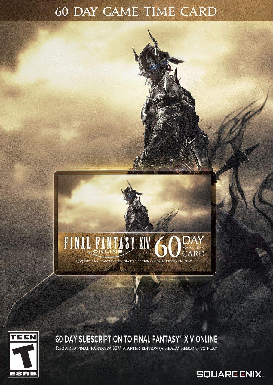 Final Fantasy Xiv 60 Day Game Time Card Gamestop