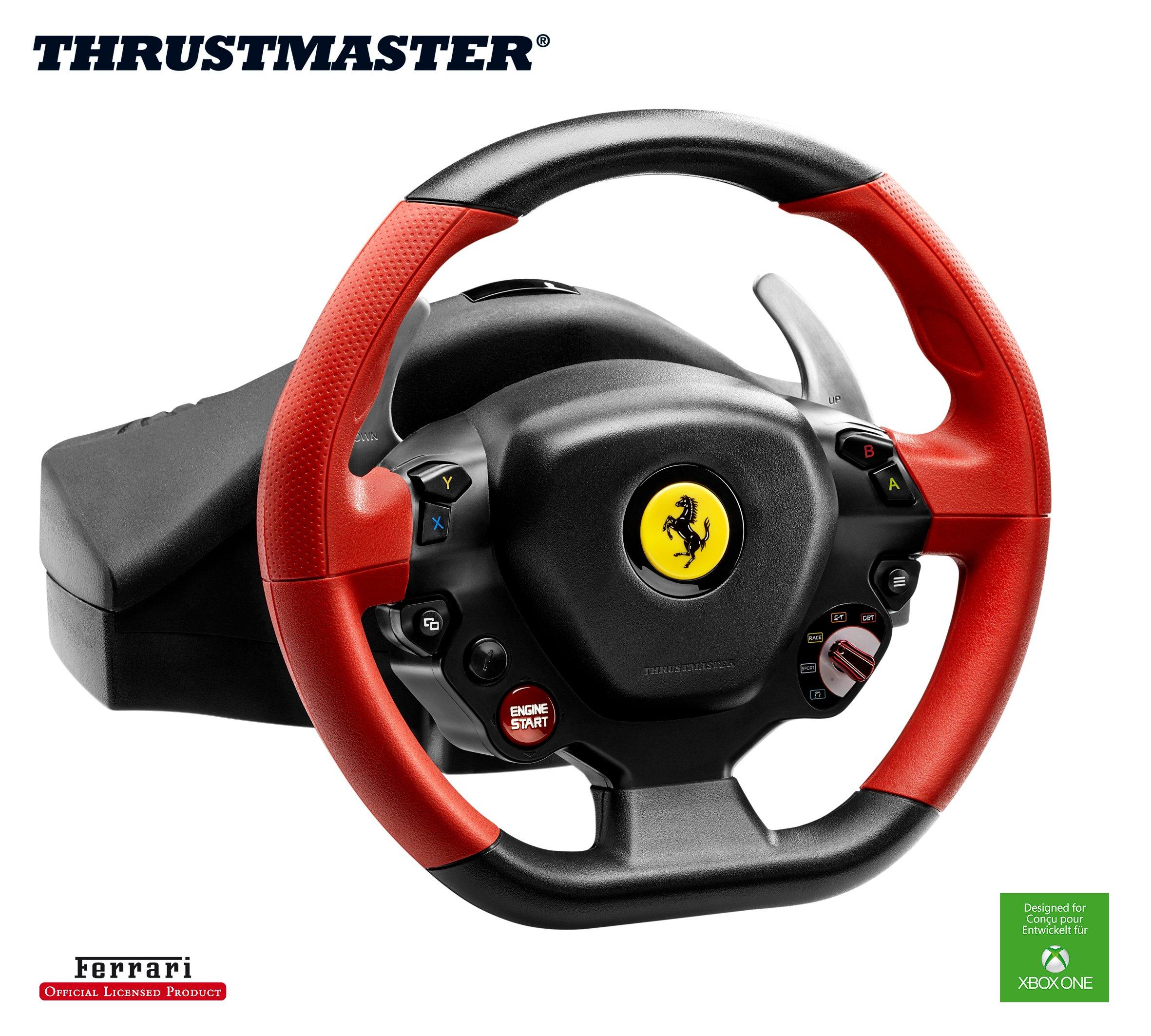 Thrustmaster Ferrari 458 Spider Racing Wheel Xbox One | GameStop
