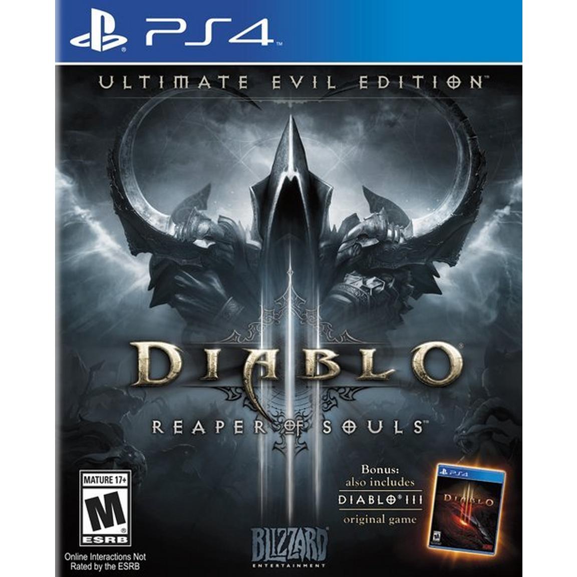 Diablo III: Reaper of Souls Ultimate Evil Edition - PlayStation 4, Pre-Owned -  Blizzard