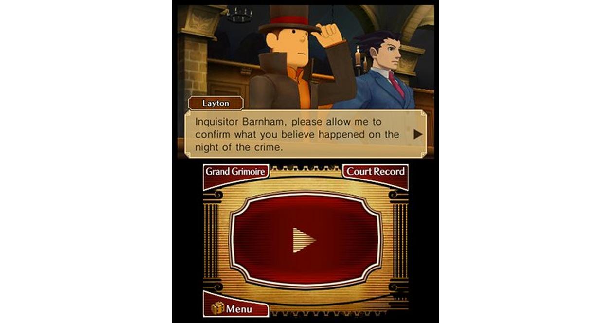 Professor Layton VS. Phoenix Wright Ace Attorney - Nintendo 3DS