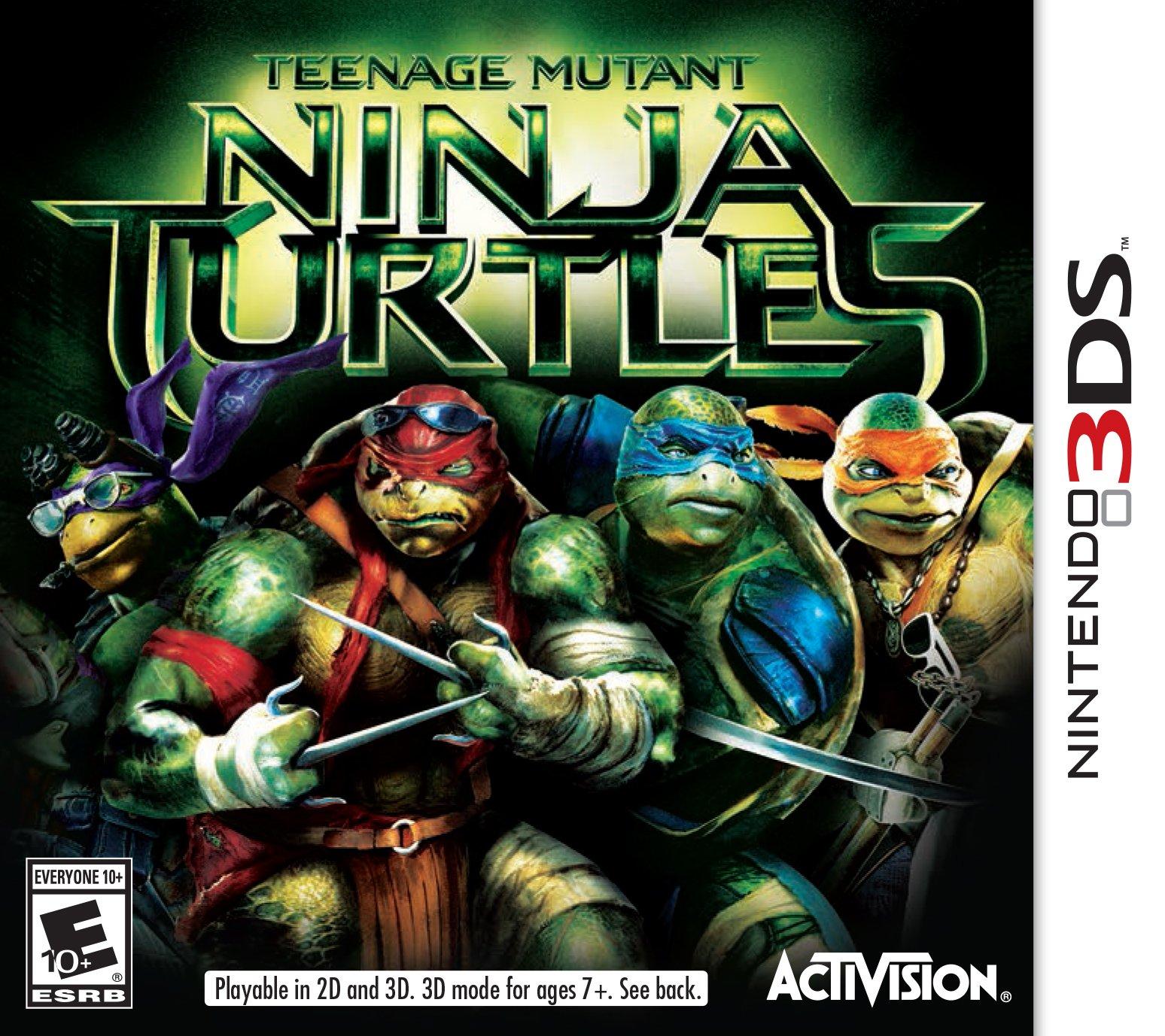 teenage mutant ninja turtles the movie 3ds