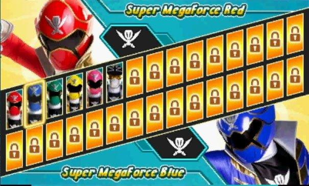 power rangers super megaforce nintendo 3ds