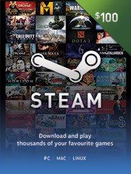 Valve Steam Wallet Card $100 | GameStop