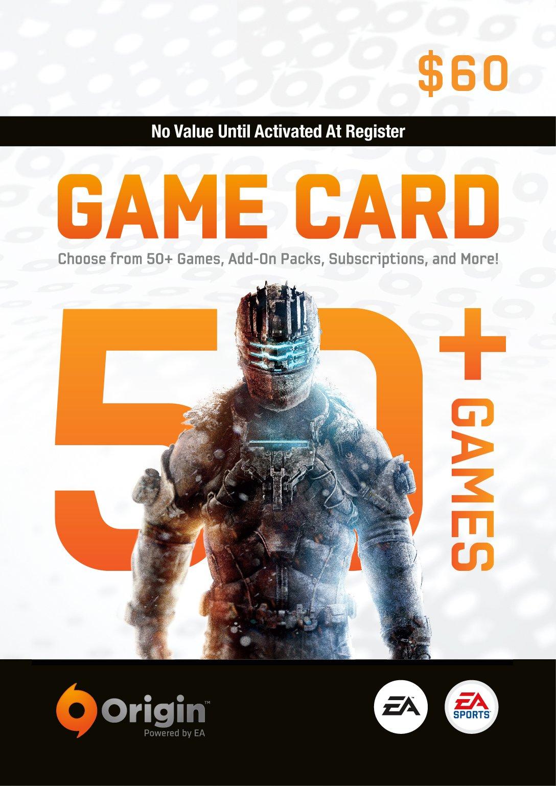 EA Origins $60 Game Card | GameStop