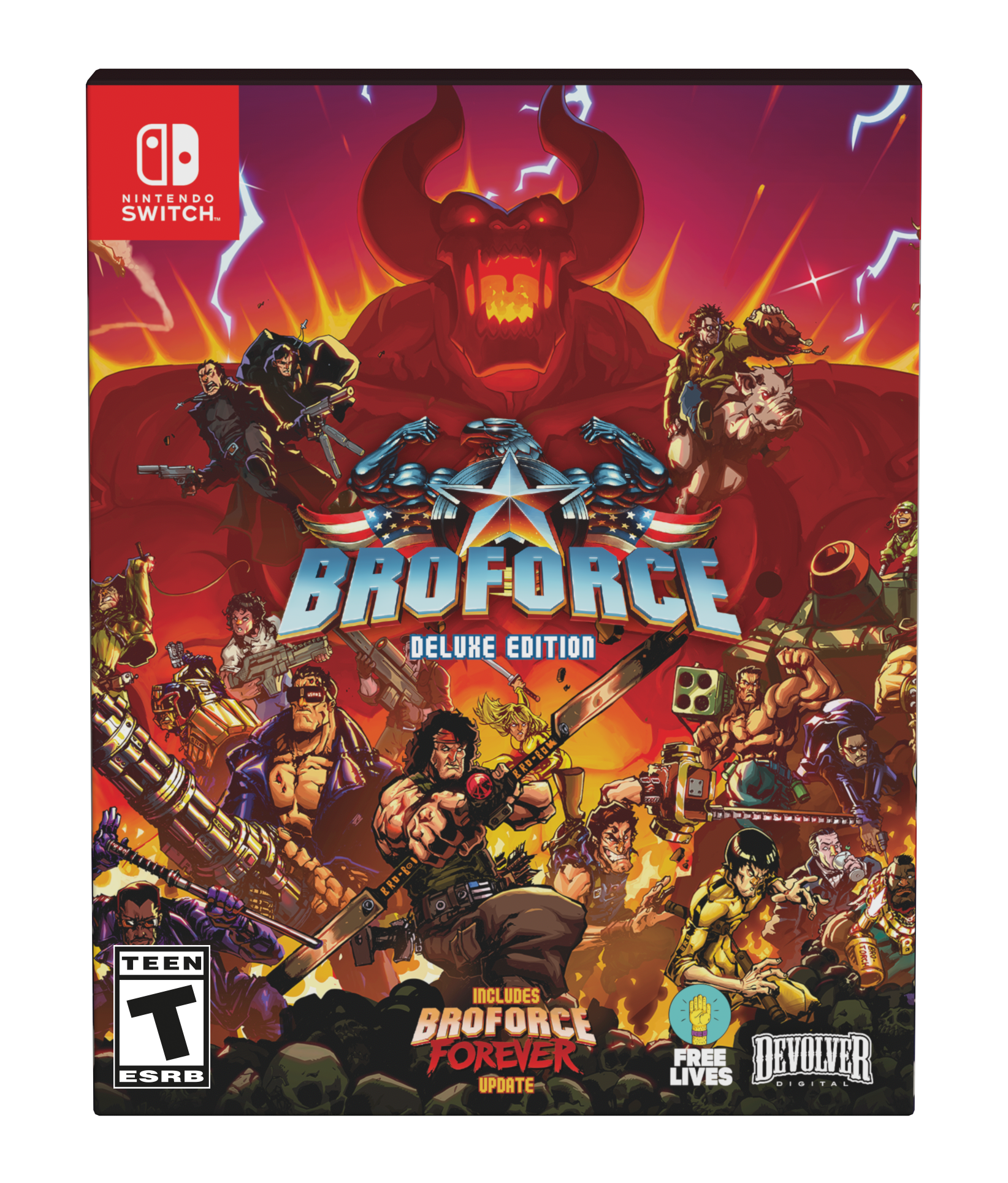 Broforce press square to pay respect 