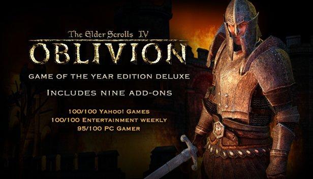 Oblivion game of the year deluxe отличия