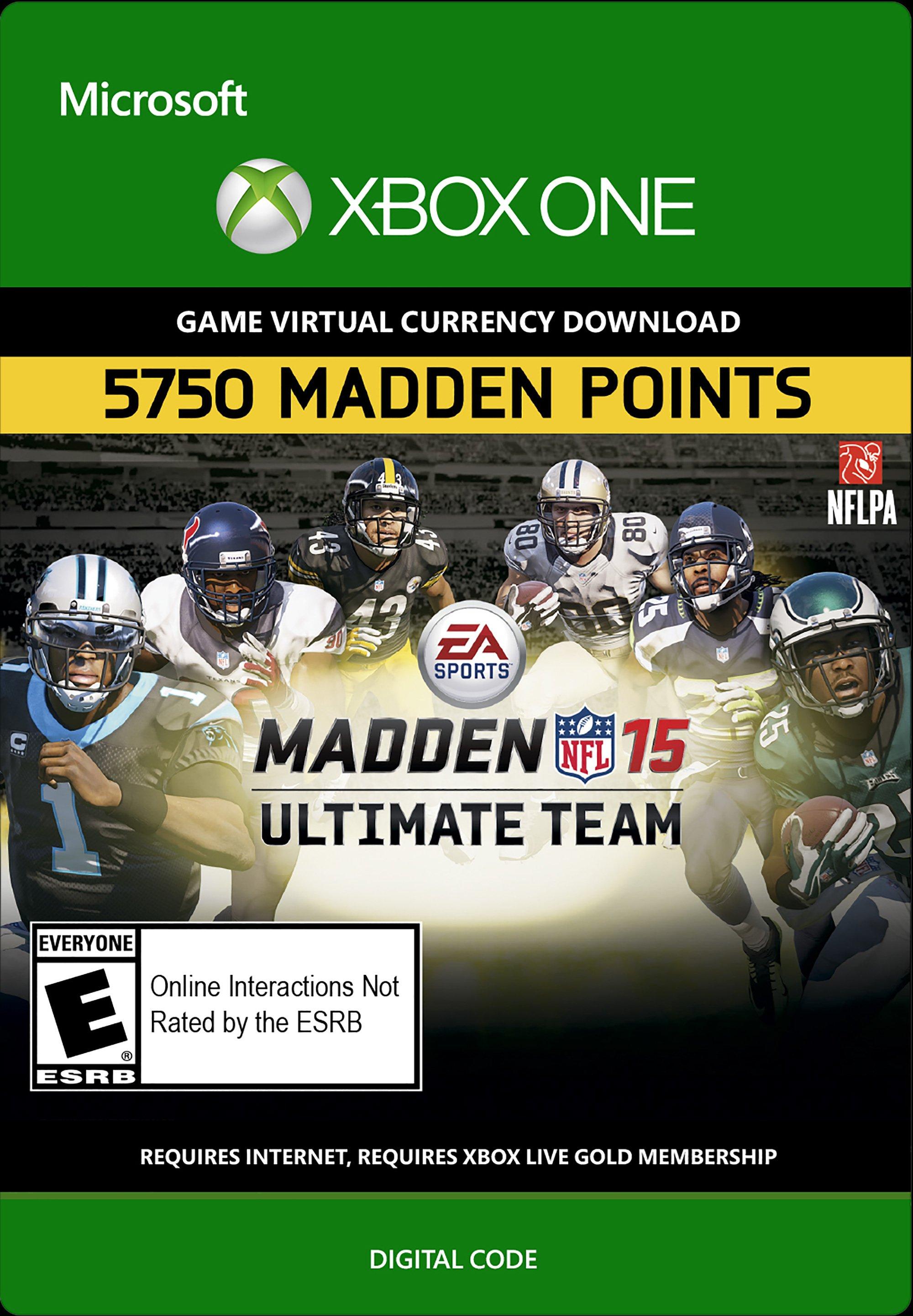 list item 1 of 1 Madden NFL 15 5,750 Ultimate Team Points
