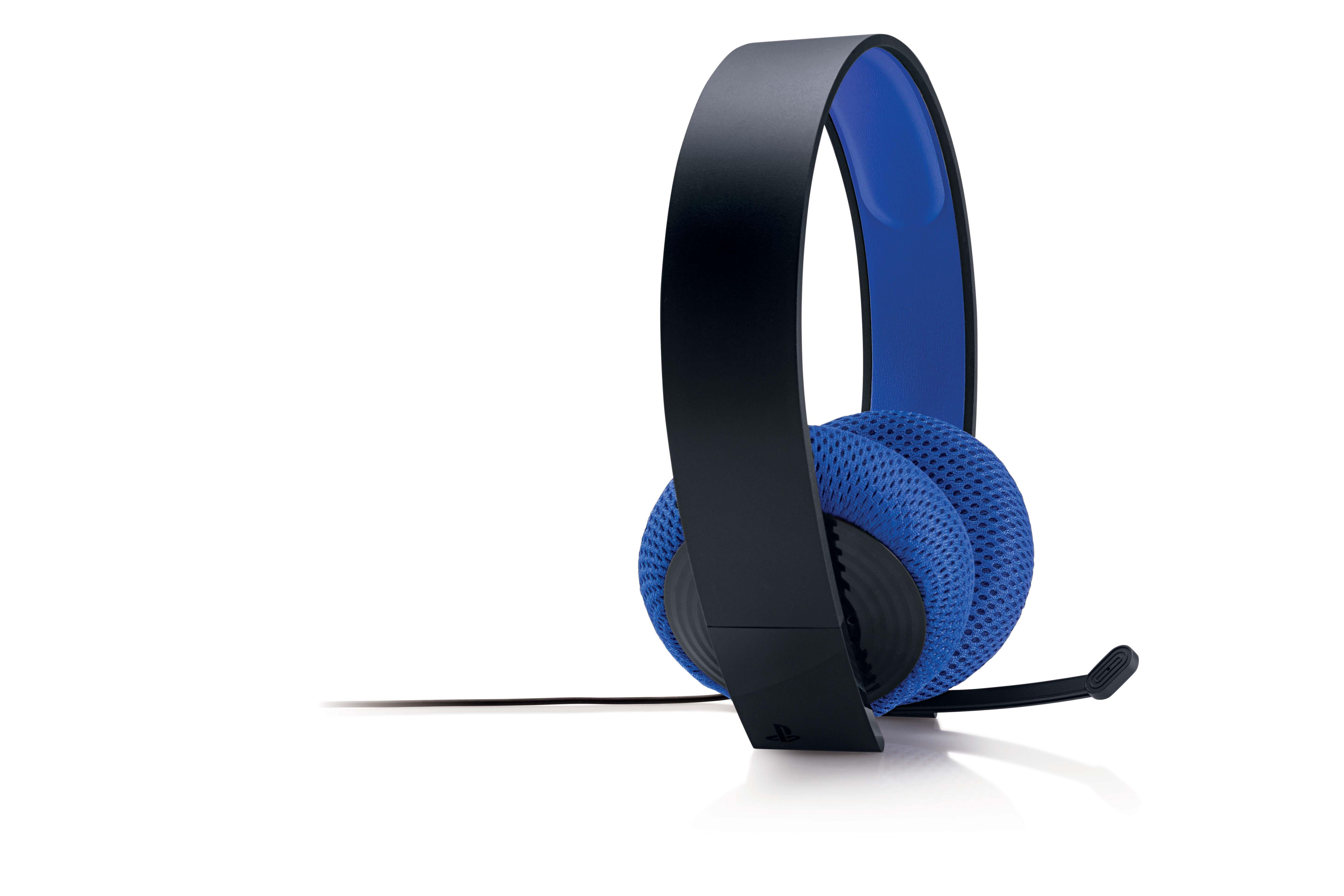 playstation silver wired stereo headset