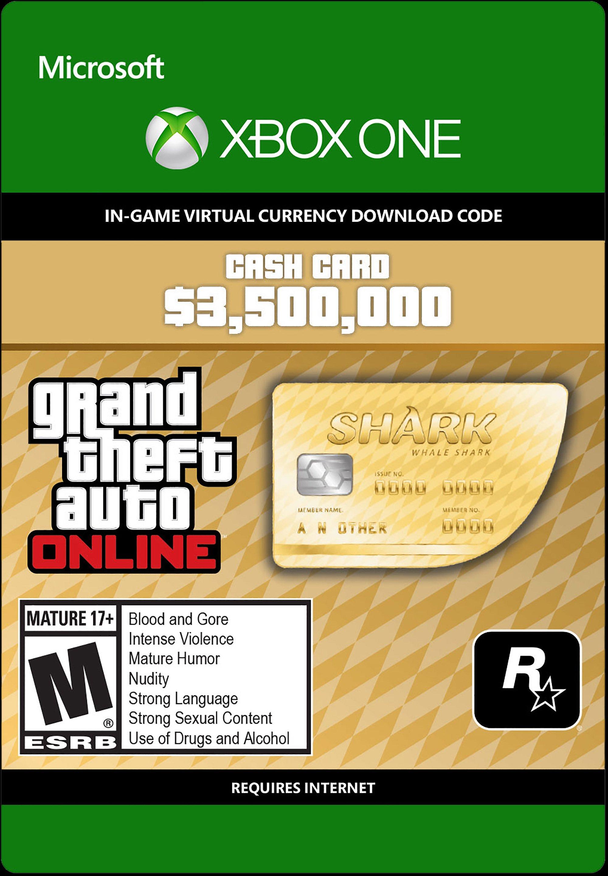 list item 1 of 1 Grand Theft Auto Online: The Whale Shark Cash Card - Xbox One