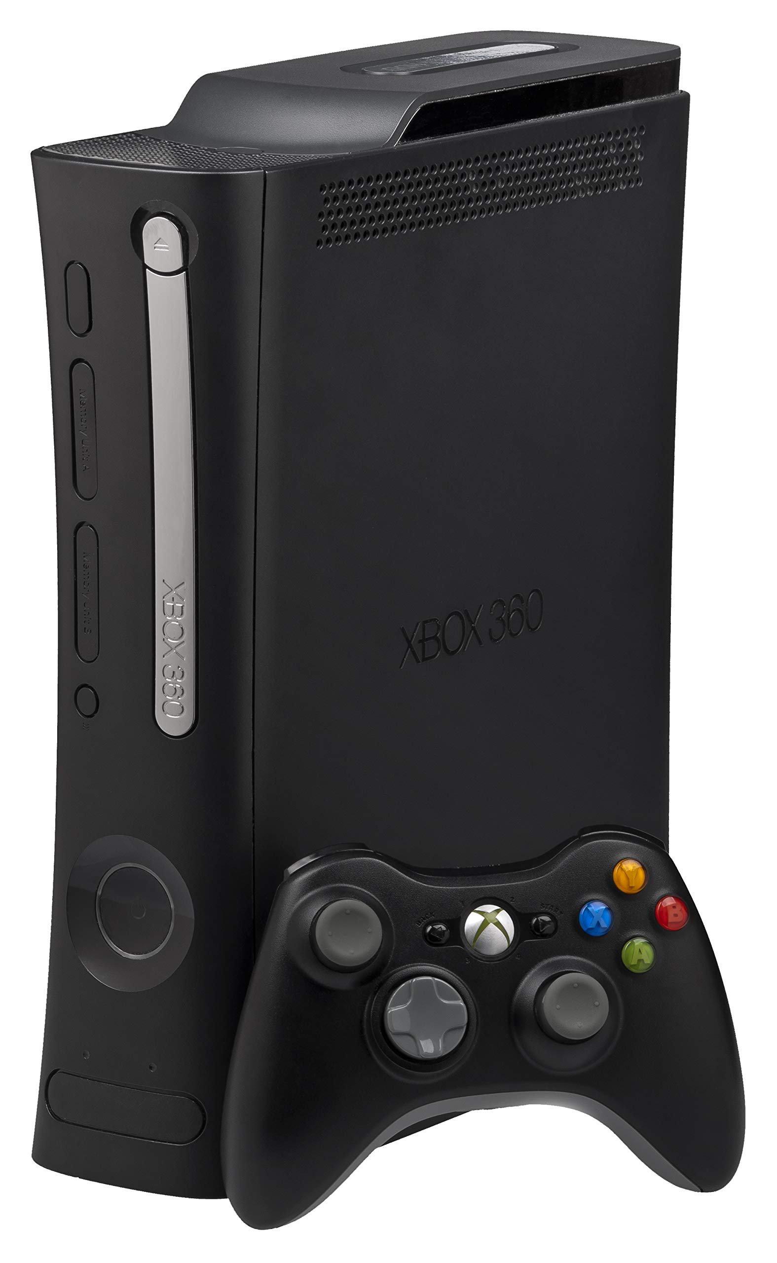 Microsoft Xbox 360 Console with Wireless Controller - Black