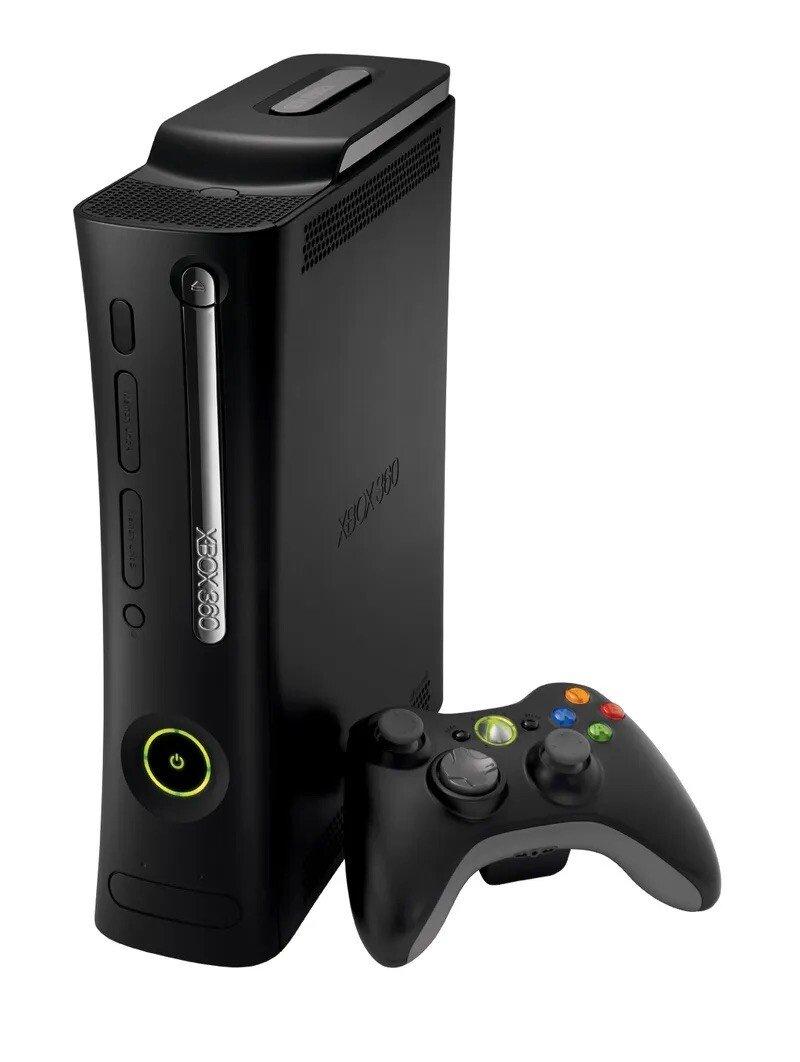 Microsoft Xbox 360 Console with Wireless Controller - Black
