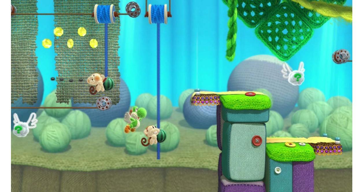 Yoshi Woolly World Nintendo Switch Nintendo 3DS Game Poochy