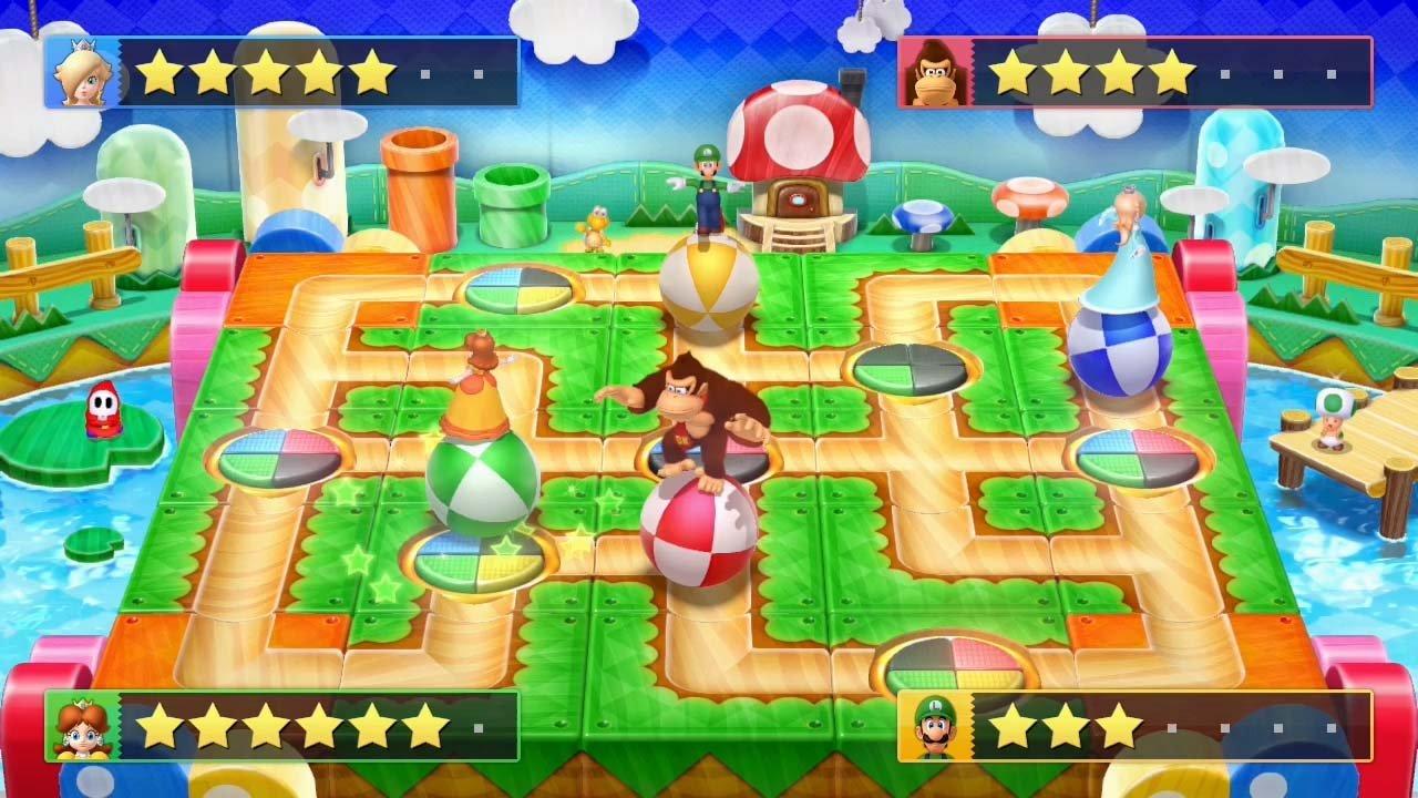 super mario party wii game