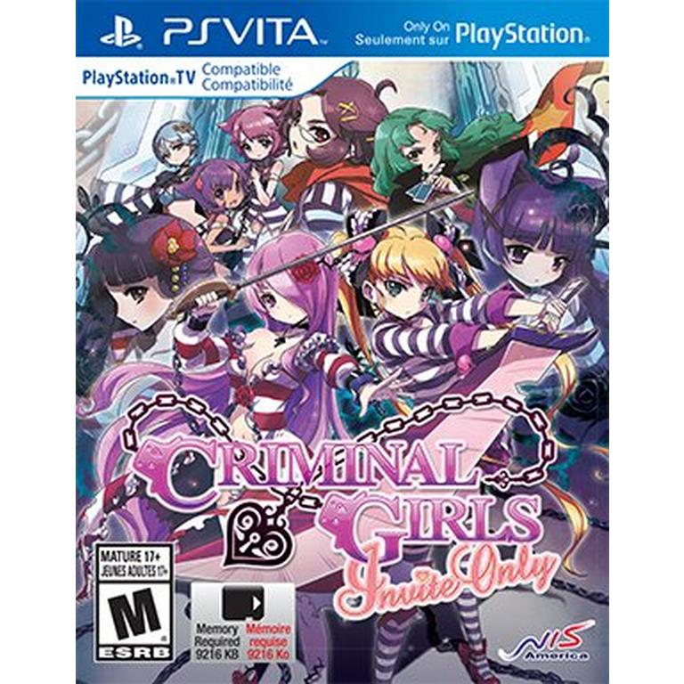 Criminal Girls: Invite Only PS Vita NIS GameStop