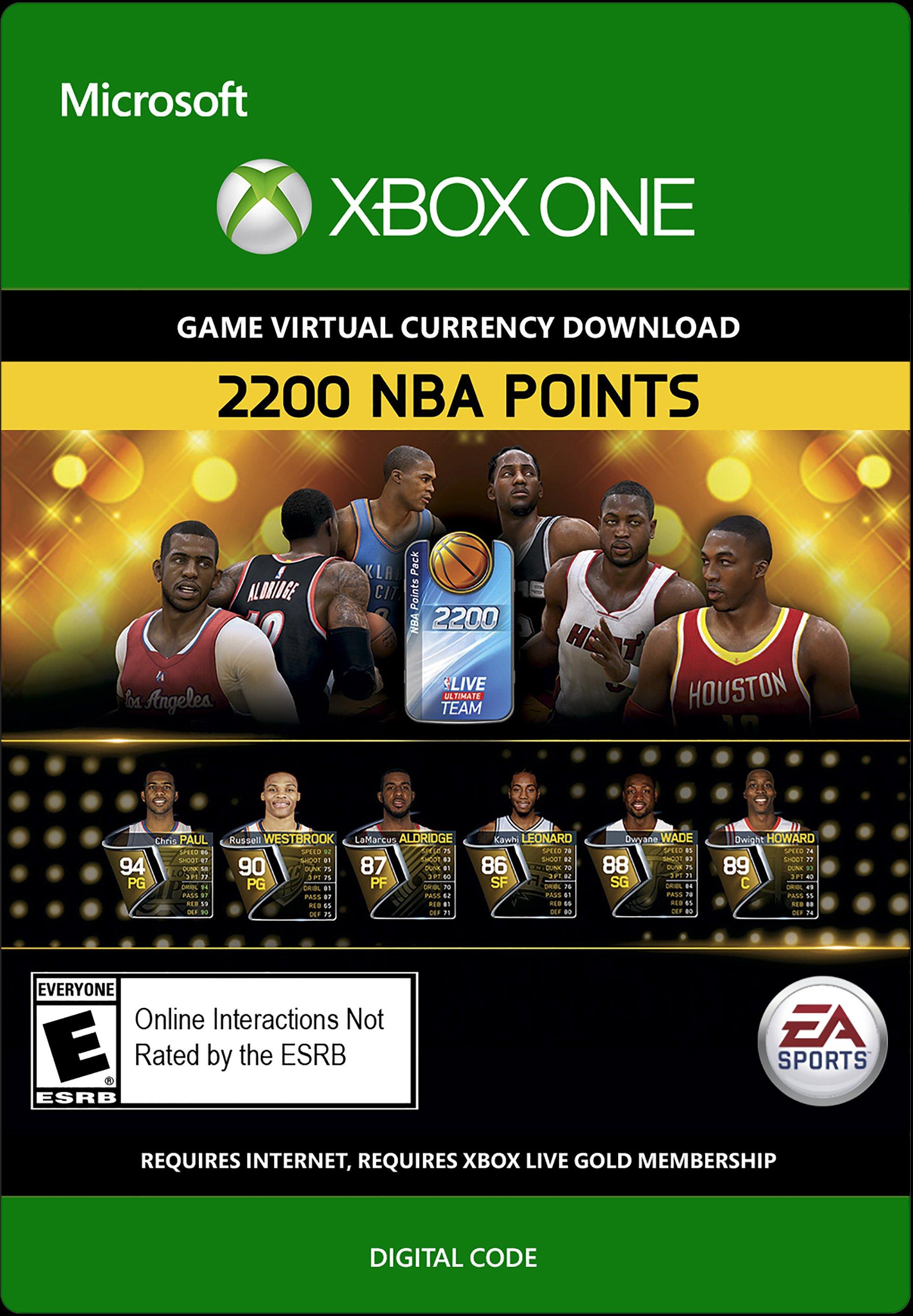 Electronic Arts NBA Live Ultimate Team 2,200 Points