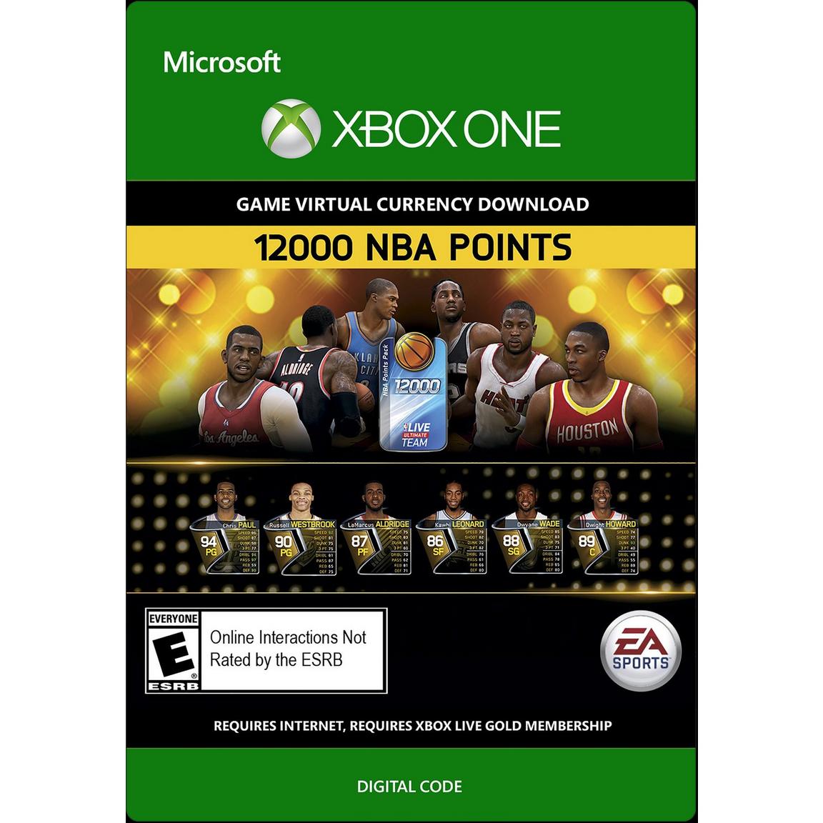 Electronic Arts NBA Live Ultimate Team 12,000 Points