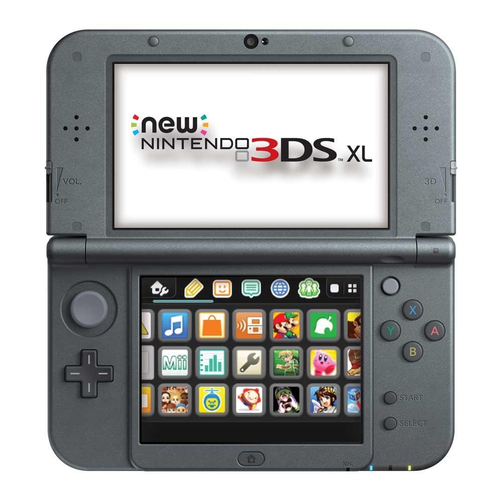 Nintendo 3ds xl black deals and blue