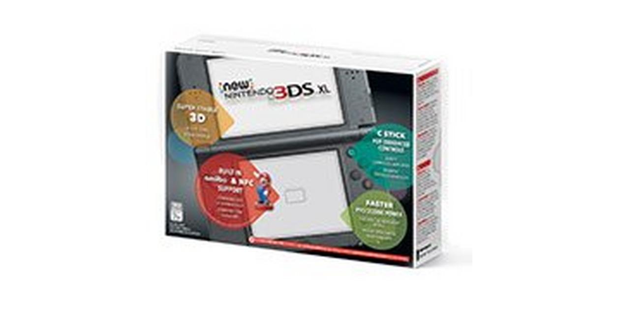New Nintendo 3DS XL Handheld Console Black - Nintendo 3DS