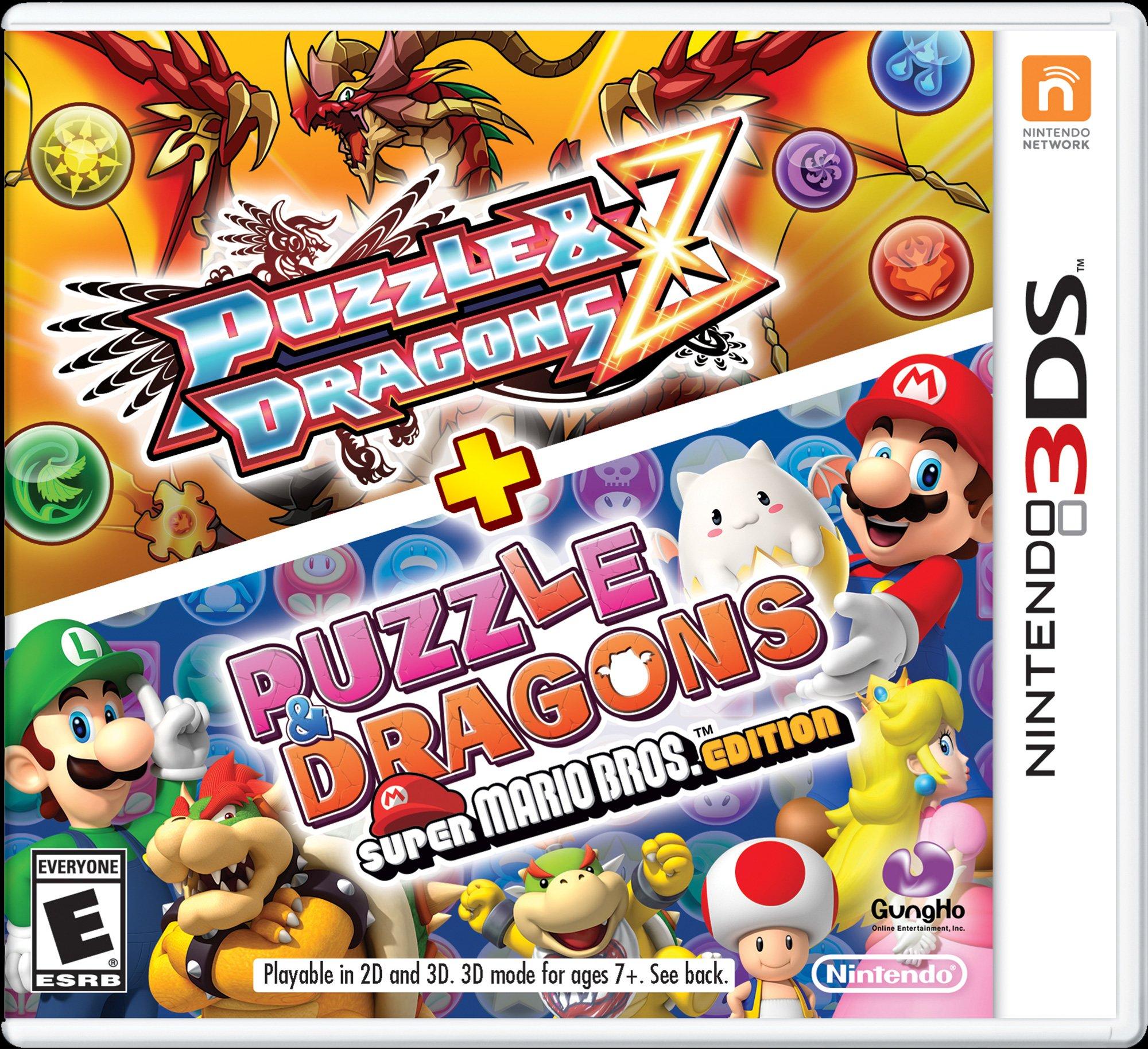 Puzzle and Dragons Z Plus Puzzle and Dragons Super Mario Bros.Edition - Nintendo 3DS, Pre-Owned