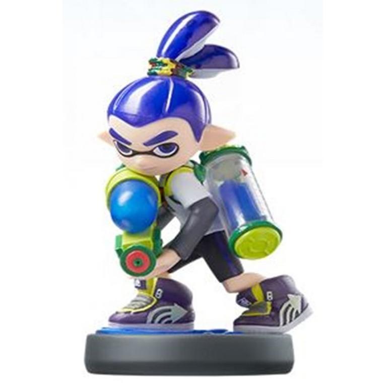 Splatoon Inkling Boy Neon Blue amiibo | GameStop