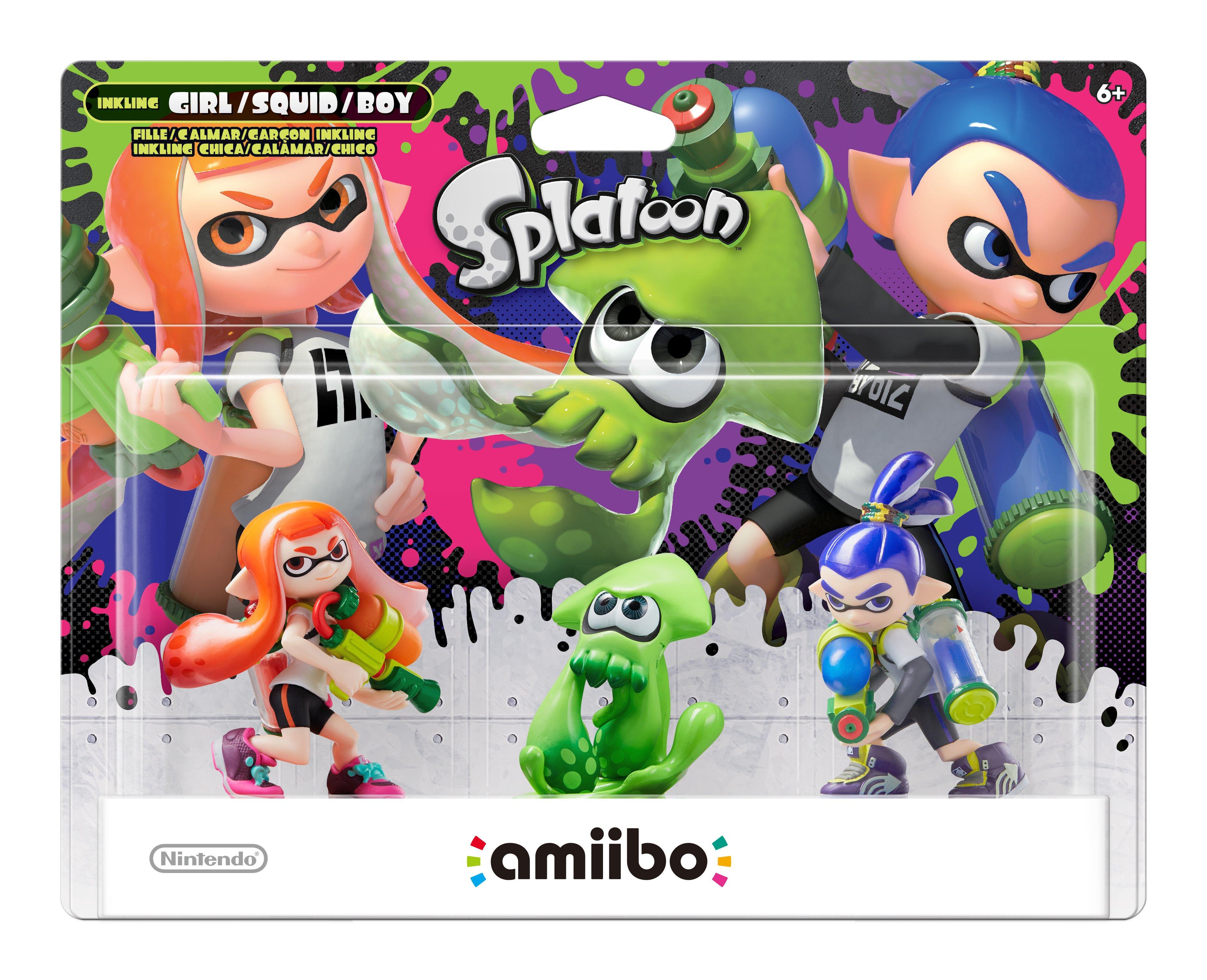 Splatoon Amiibo 3 Pack Universal Gamestop