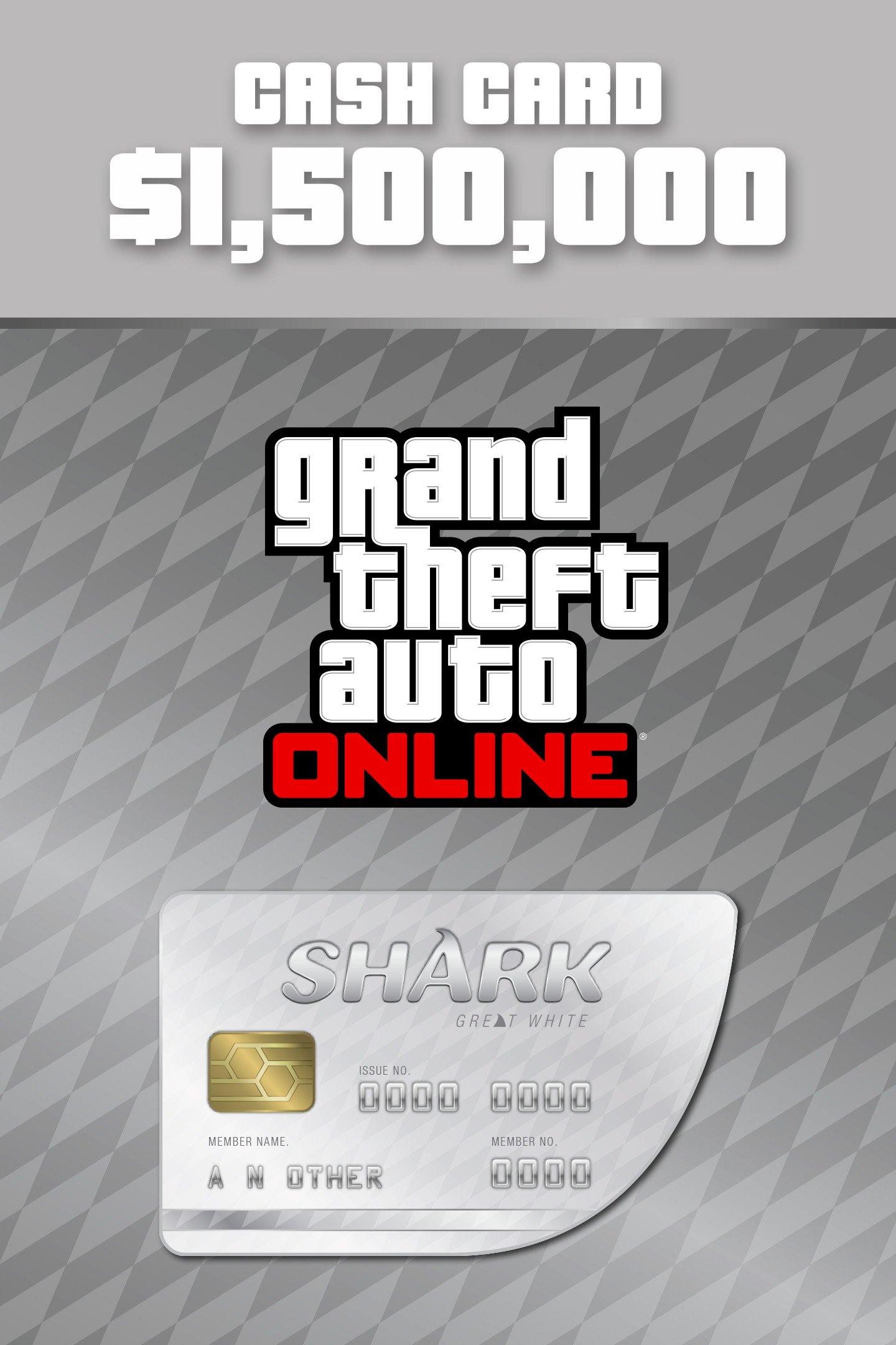 Grand Theft Auto Online The Great White Shark Cash Card GameStop