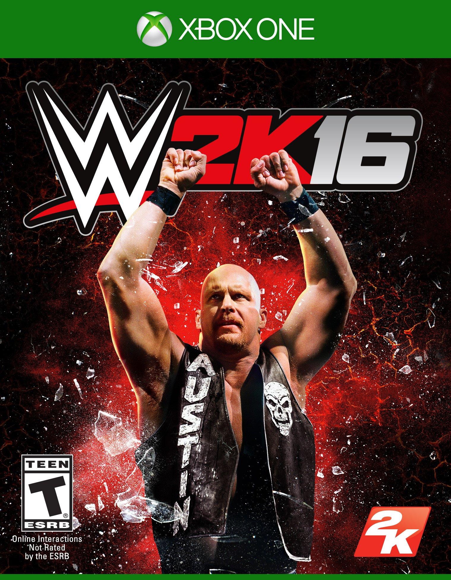 Hall of Famer 'Stone Cold' Steve Austin graces 'WWE 2K16' videogame cover