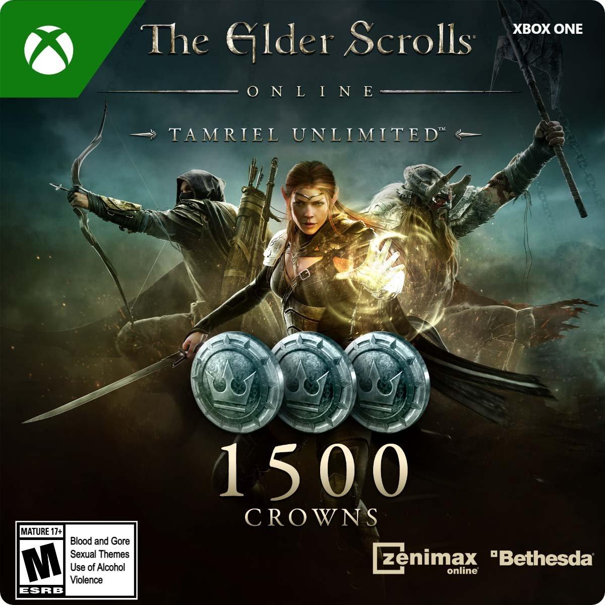 The Elder Scrolls Online Tamriel Unlimited 1,500 Crowns