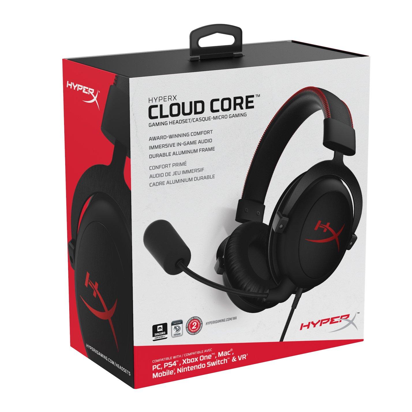 HyperX Cloud Core Pro Wired Gaming Headset GameStop