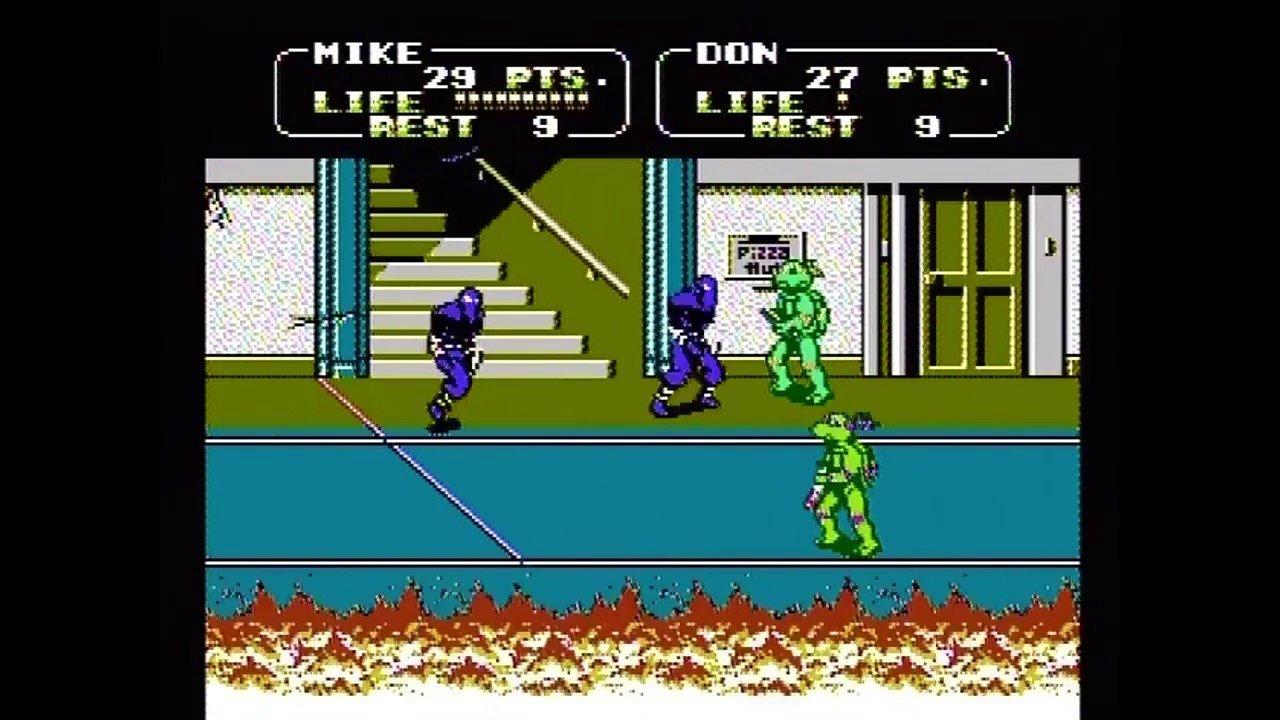 Teenage Mutant Ninja Turtles 2: The Arcade Game - Nintendo