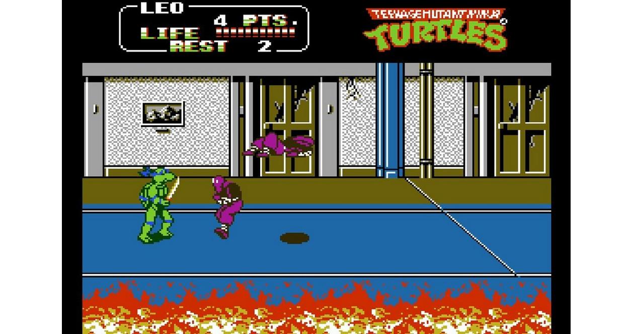 Teenage Mutant Ninja Turtles 2: The Arcade Game - Nintendo (NES