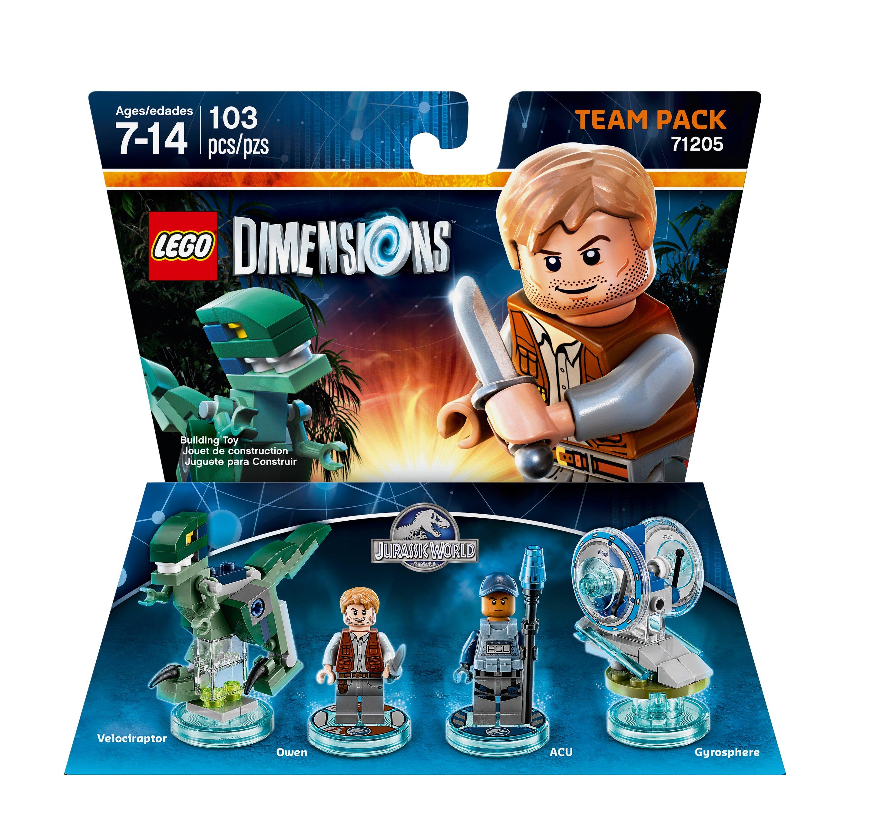 lego dimensions jurassic world pack