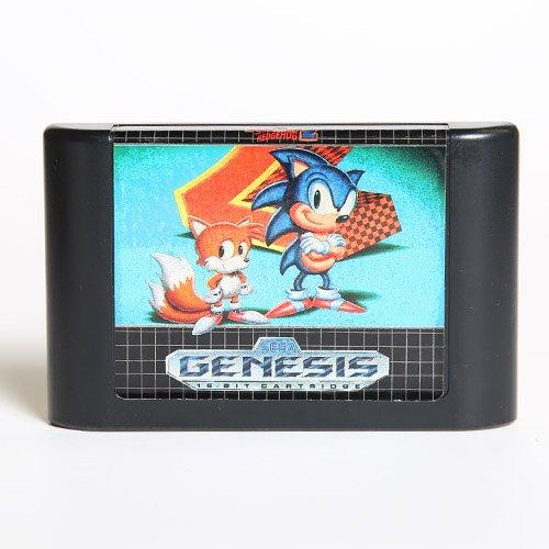 Sega Genesis - Sonic the Hedgehog 2 Label - Retro Game Cases